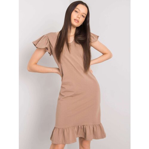FANCY Dress-FA-SK-7173.28P-dark beige Cene