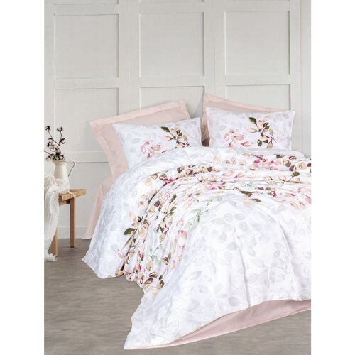  Brice - Beige Beige Ranforce Single Quilt Cover Set (DE) Cene