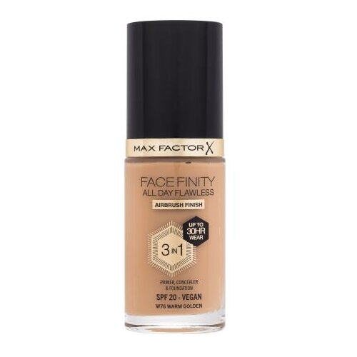Max Factor Facefinity All Day Flawless SPF20 tekući puder s uv za&amp;scaron;titom 30 ml Nijansa w76 warm golden Slike
