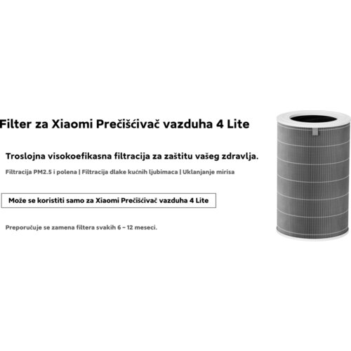 Xiaomi filtar za proči&amp;scaron;ćivač zraka Smart Air Purifier 4 Lite Filter Slike