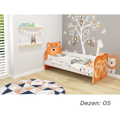 ACMA KREVET ZA DECU ANIMALS 140X70 CM WHITE VII 05 Cene