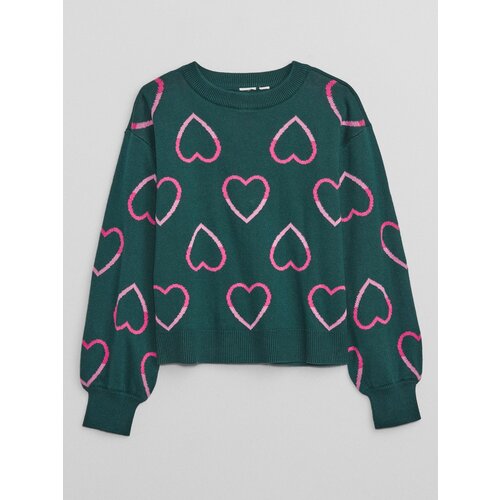 GAP Children&amp;#039;s sweater heart pattern - Girls Slike