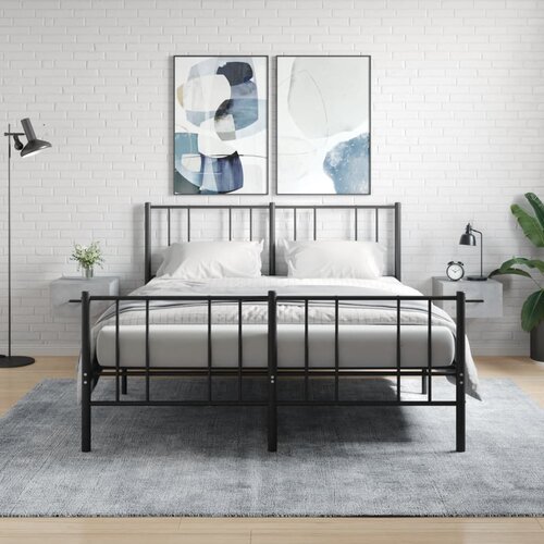 vidaXL Stenska nočna omarica 2 kosa betonsko siva 35x35x20 cm Cene