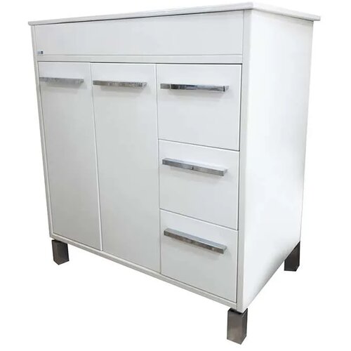 Ceramica lux Ormarić za kupatilo Atina Bianco, Donji deo 75, Plazma Slike