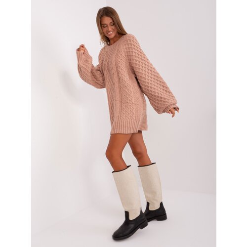 Wool Fashion Italia Sweater-AT-SW-2367-2.64P-dark pink Slike