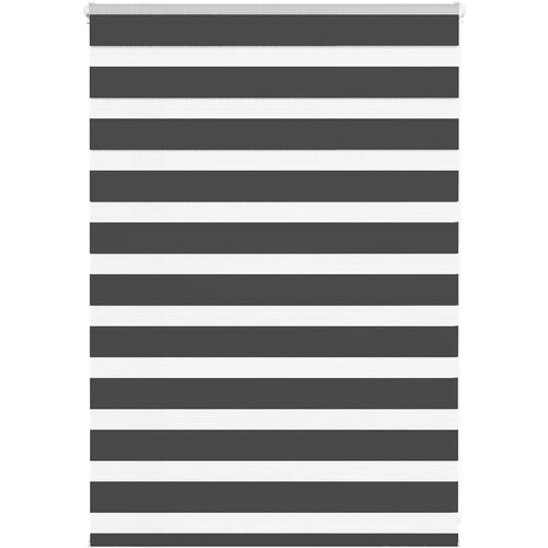 vidaXL idaXL Zebra senčilo črna 110x100 cm tkanina širina 105,9 cm poliester Cene