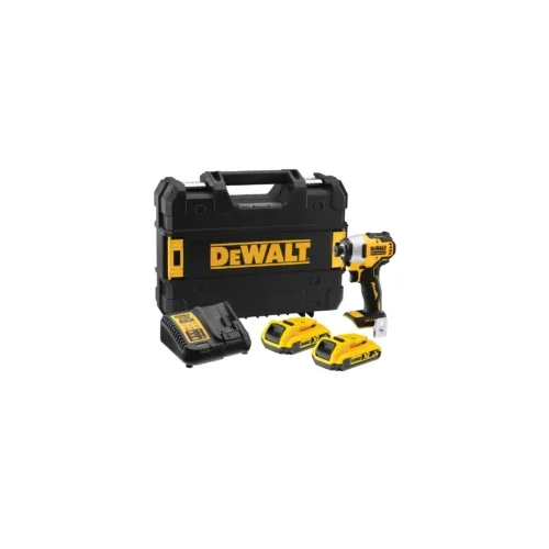 Dewalt aku udarni odvijač 18V 1/4″ 190Nm 2 x 2.0Ah DCF809D2T-QW