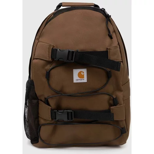 Carhartt WIP Ruksak Kickflip Backpack boja: smeđa, veliki, bez uzorka, I031468.1ZDXX