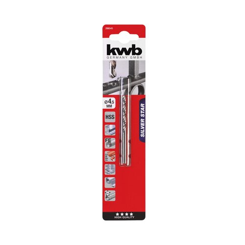 KWB PROFI spiralno svrdlo 4,5 mm Slike