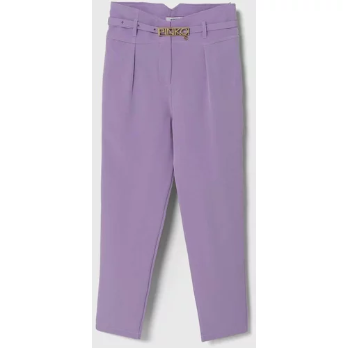 Pinko Up Otroške hlače vijolična barva