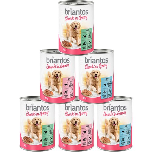 briantos Chunks in Gravy probno mje&scaron;ovito pakiranje - 6 x 415 g Cijene