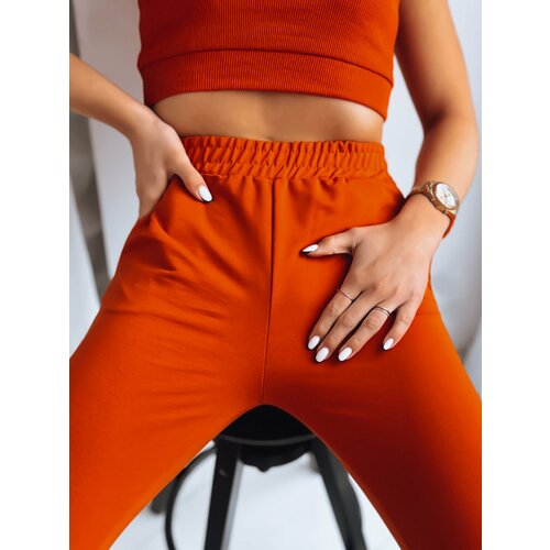 DStreet Women's trousers MY HONEY orange Cene