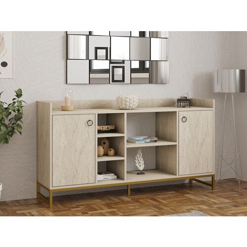 Hanah home konzolni sto Vuslat, 160x85x40 cm, Bež Slike