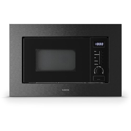 Klarstein Ugradbena mikrovalna pećnica Verosteel s roštiljem | Roštilj 800 W | Mikrovalna pećnica 700 W | 60 cm Cijene
