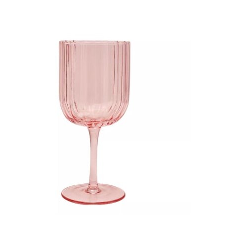 Widdop &amp;amp; Co. Hestia - Ča&amp;scaron;e set 2 - Hestia, Bright Pink Scalloped, Wine Slike