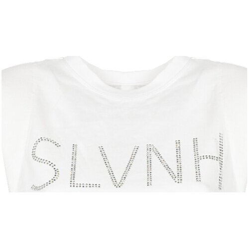 Silvian Heach Majice s kratkimi rokavi PGP22127TS Bela Slike
