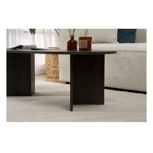 Hanah home klub sto Sable, 119x40x60 cm, Crni Slike