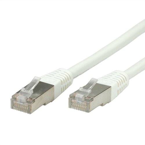 Secomp Value S/FTP (PiMF) PatchCord Cat6/Cl.E white 5.0m Cene