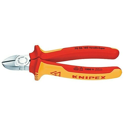 Knipex Bočna klije&amp;scaron;ta (Duljina: 180 mm, Način izrade: Kromirano, VDE-GS) Slike