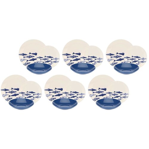 Rose &amp;amp; Tulipani THE BLUE ONES Dinner service for 6 people Slike