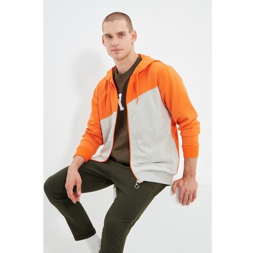 Trendyol Orange Men's Sweatshirt Slike