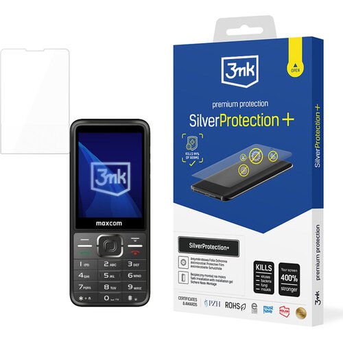3mk SILVERPROTECTION+ ZA&Scaron;ČITNA FOLIJ ZA ZASLON MAXCOM CLASSIC MM244 Z LEPILOM, (5000260229) Cene