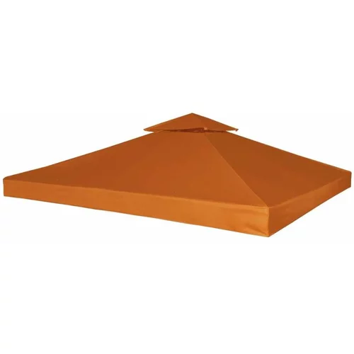  Nadomestna streha za paviljon 310 g/m² oranžna 3x3 m, (20580629)