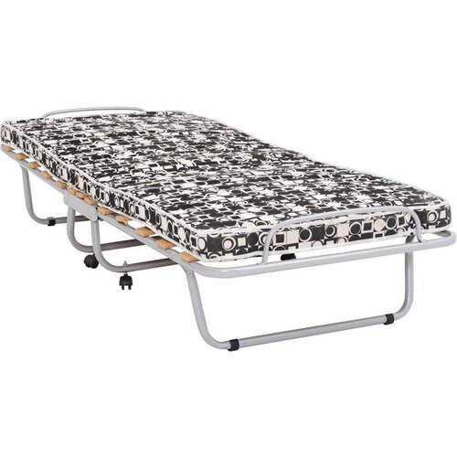 Boxxx zložljiva postelja 80 cm x 190 cm , kovina črna, bela, barve aluminija Cene