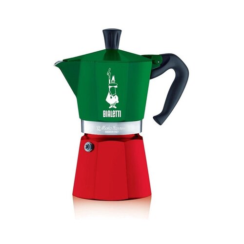Bialetti Moka Express Tricolore 3 Cup - Moka Pot Lonče Slike