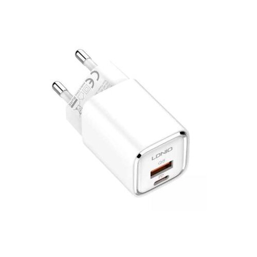  Kućni punjač LDNIO A2317C, 3.6A, QC3.0 18W, PD 30W sa Iphone lightning kablom beli Cene