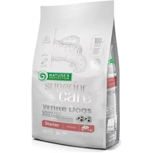 Nature's Protection hrana za bele pse - starter 1.5kg Cene