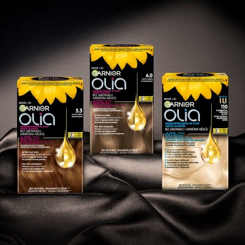 Garnier Olia Big Kit permanentna barva za lase odtenek 110 Super Light Natural Blonde 1 kos Slike