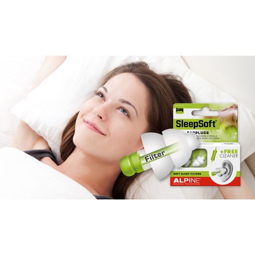  Čepki Za Ušesa - Za Spanje - Sleepsoft Earplugs Alpine - Par Cene