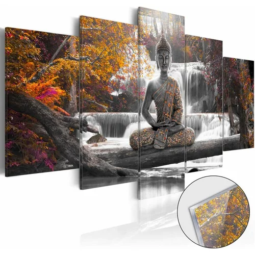 Slika na akrilnom staklu - Autumnal Buddha [Glass] 100x50