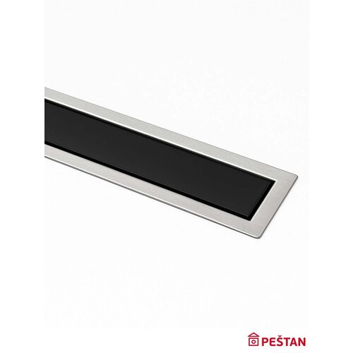 Peštan tuš kanalica confluo premium line 650 crno staklo Cene