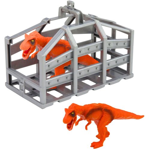  Set za prijevoz dinosaura: Kamion, Vučno vozilo, Helikopter, Svjetla, Zvuk Slike
