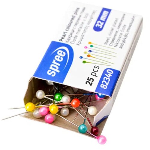 Office pins, špenadla u boji, 32 mm, 25K ( 482501 ) Slike