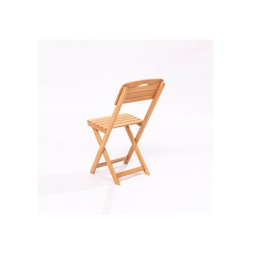  Garden set od 2 stolice i stolić za kafu, smeđa boja Slike