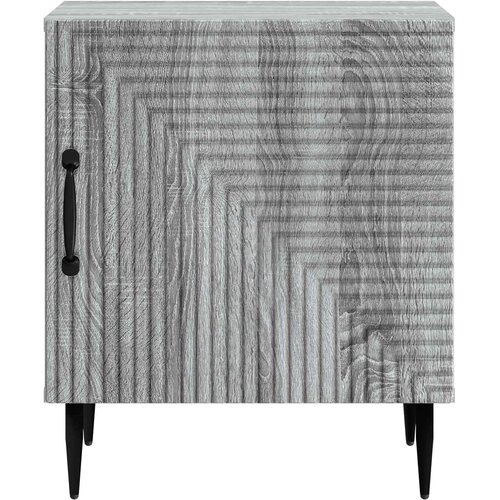  Noćni ormar Siva sonoma 43 x 34,5 x 50 cm Konstruirano drvo Slike