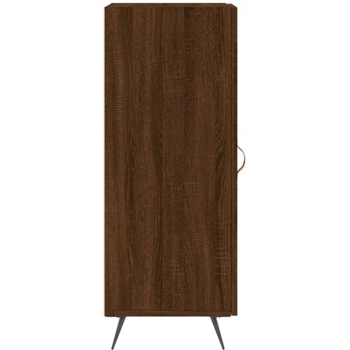  Komoda boja smeđeg hrasta 34,5 x 34 x 90 cm konstruirano drvo Slike
