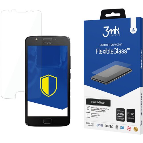 3mk Za&scaron;titno hibridno staklo FlexibleGlass za Motorola Moto E4 - Prozirna Cijene
