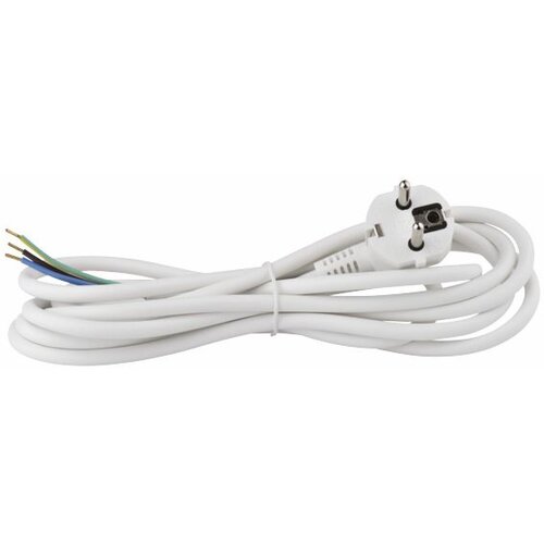 Emos vrvica 3X0.75 H05VV-F 3G pvc 3M šuko kotni vtikač bela Cene