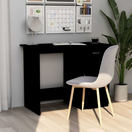  Radni stol crni 100 x 50 x 76 cm od konstruiranog drva Cene
