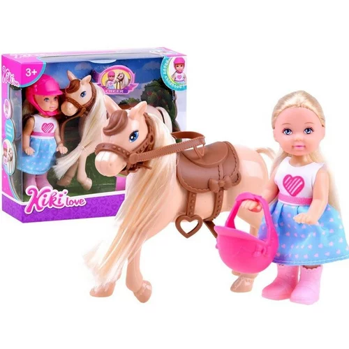 Masen Toys mala punčka s konjem 363084