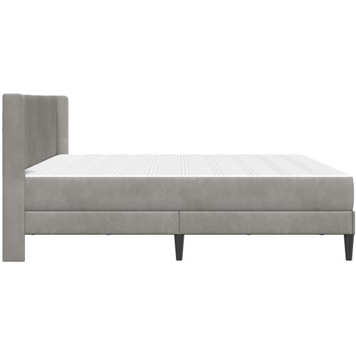  Okvir kreveta s madracem Svjetlosiva 200 x 200 cm Bar&amp;scaron;un Slike