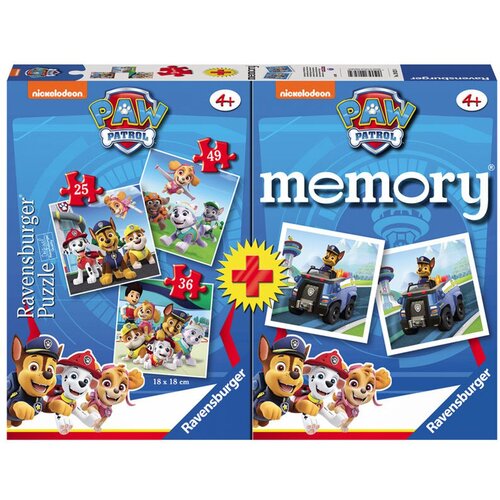 Ravensburger društvena igra - Igra memorije Patrolne Šape (25/36/49 delova) Cene