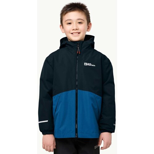Jack Wolfskin Duks za dečake Iceland, 3 u 1, Crno-plava Slike