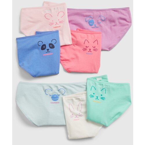 GAP 7-pack Kids' organic underpants - Girls Cene