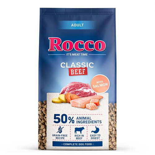 Rocco Adult Classic govedina s lososom - 10 kg Slike