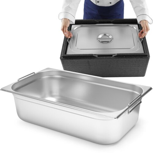 Hendi Catering posoda GN 1/1 z izvlečnimi ročaji 530x325x150mm 21L 817148, (21397769) Cene